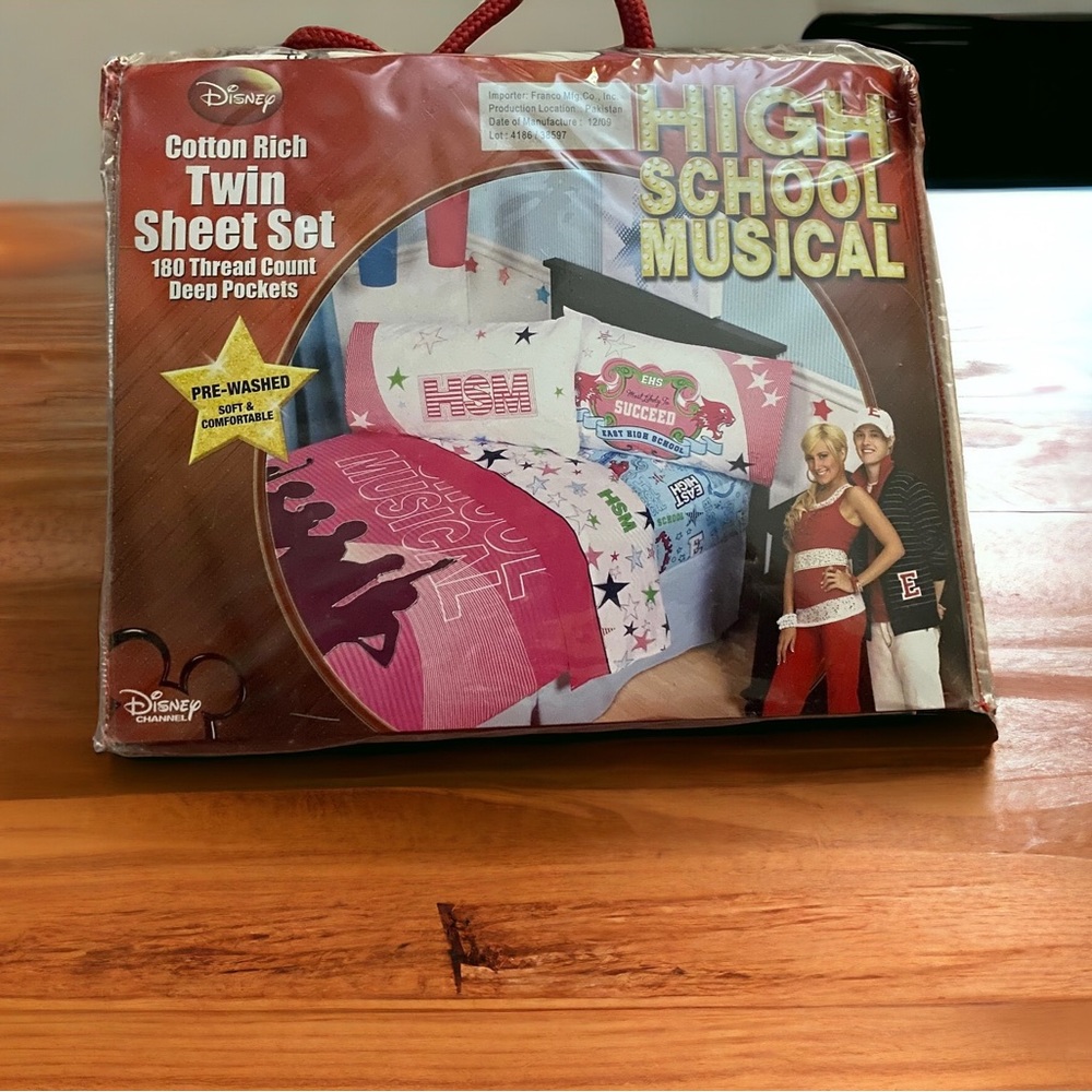Disney High School Musical Twin Sheet Set NEW RARE